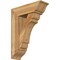 Ekena Millwork Olympic Traditional Rough Sawn Bracket w/ Offset Brace, Western Red Cedar, 8"W x 24"D x 32"H BKT0806X24X32OLY01RWR - alternate 1